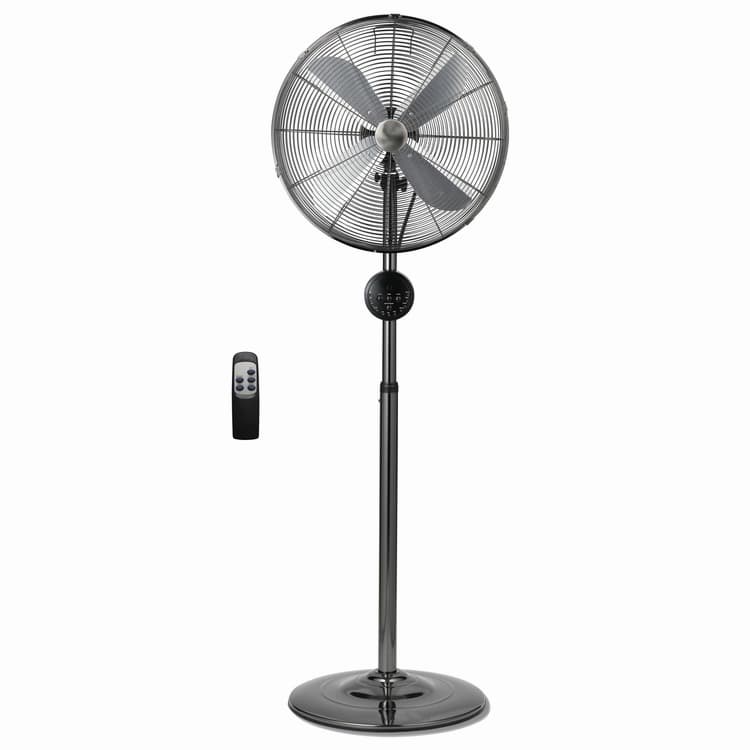 18 Inch Remote Control Timer Metal Stand Pedestal Fan